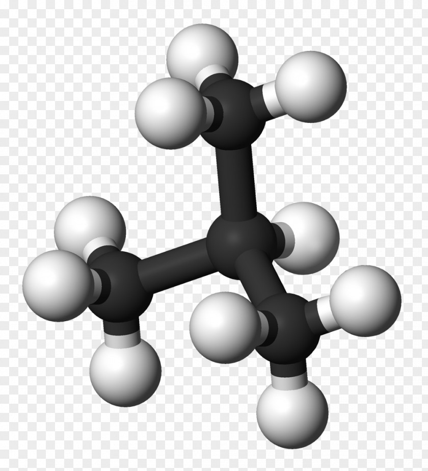 Molecular Chain Deductible Isobutane Butene Alkane Isomer PNG