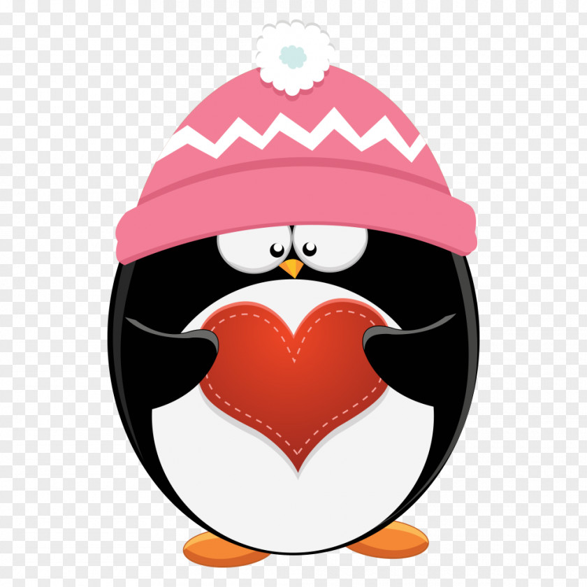 Penguin Cartoon Love Royalty-free PNG