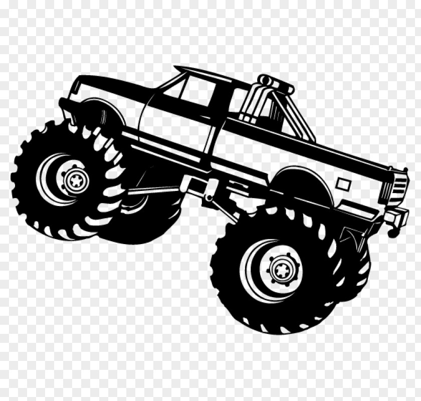 Pickup Truck Car Monster PNG