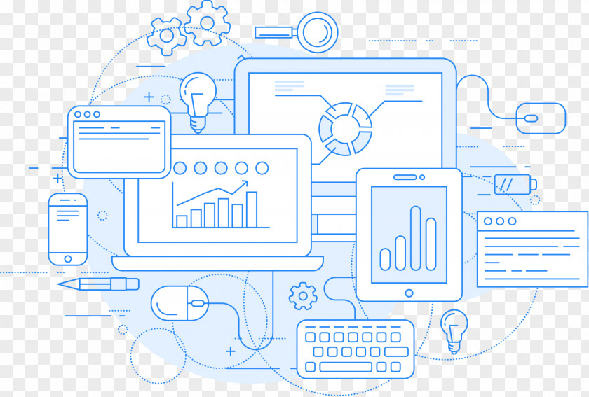 Web Analytics Vector Graphics Download Illustration PNG