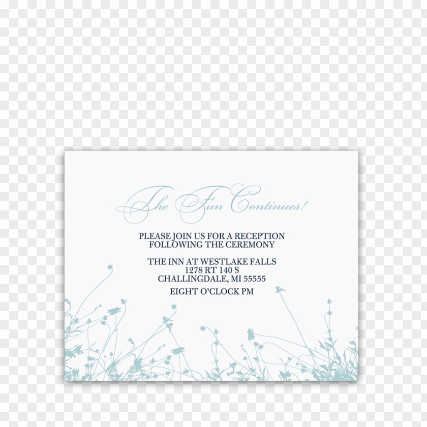 Wedding Card Lavender Font PNG