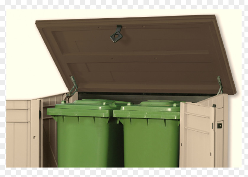 Wood Shed Wheelie Bin Rubbish Bins & Waste Paper Baskets Garden Plastic PNG