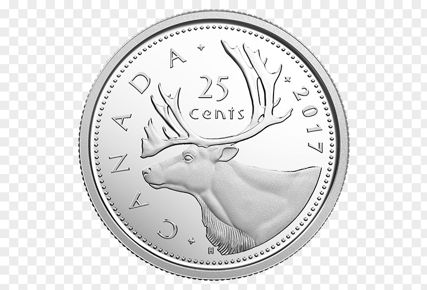 Coin 150th Anniversary Of Canada Canadian Coins Quarter Loonie Clip Art PNG