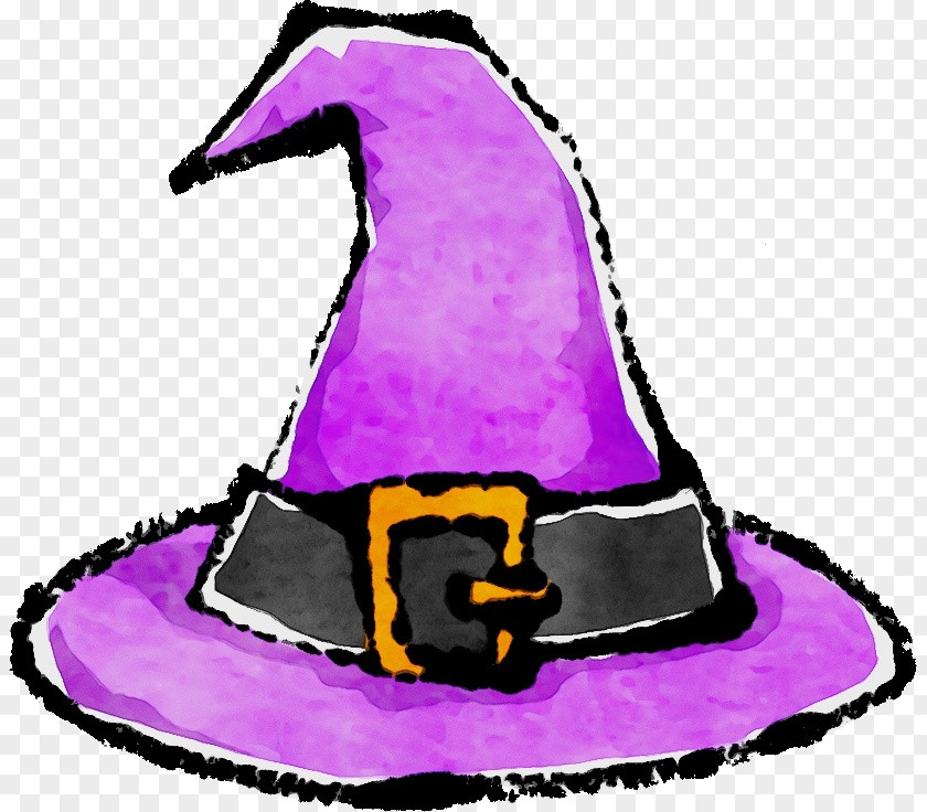 Costume Party Supply Witch Hat Clothing Purple PNG