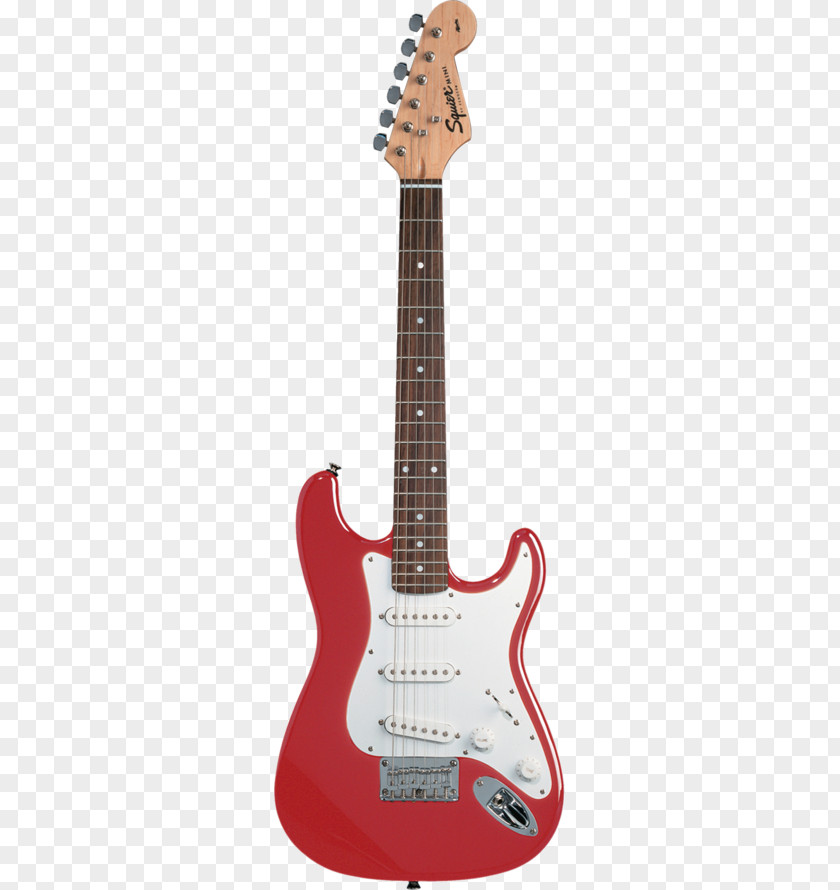 Fender Bullet Squier Standard Stratocaster Electric Guitar Mini Affinity Series HSS PNG