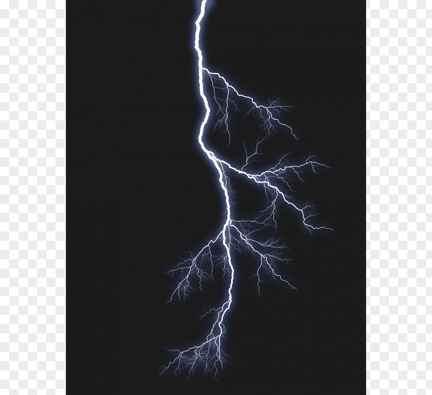Lightning Strike Thunderstorm Sky PNG