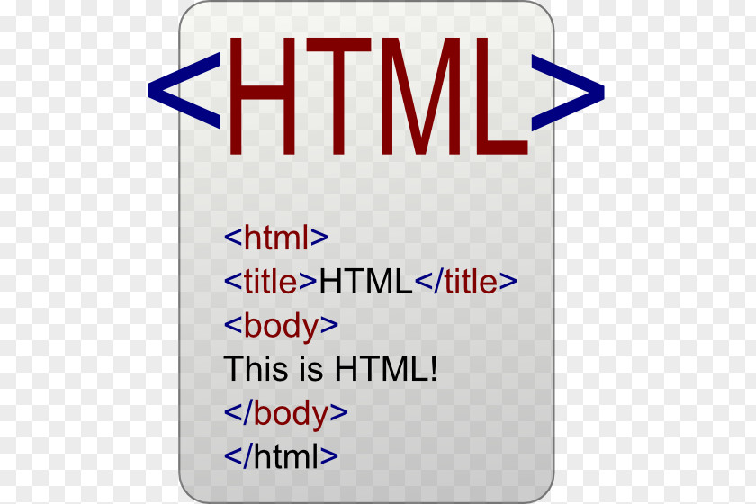 Markup Language HTML Element Tag Web Development PNG