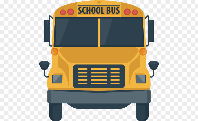 School Bus Taxi Student Icon PNG