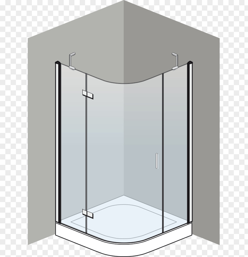 Shower Sliding Door Rectangle PNG