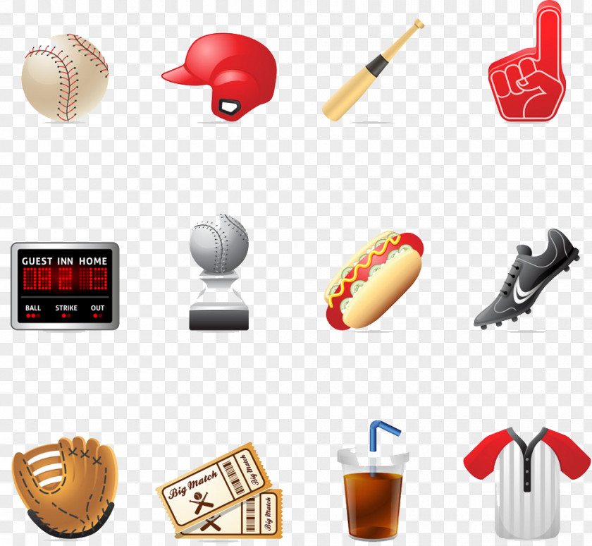 Baseball Icon Glove PNG