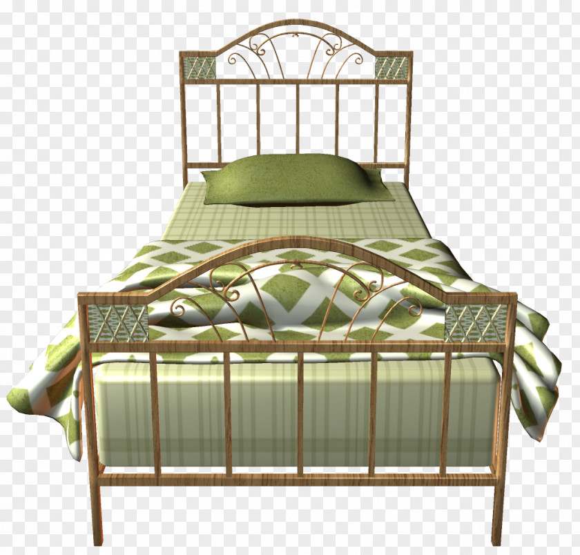 Bed Top View Frame Furniture Mattress Couch PNG