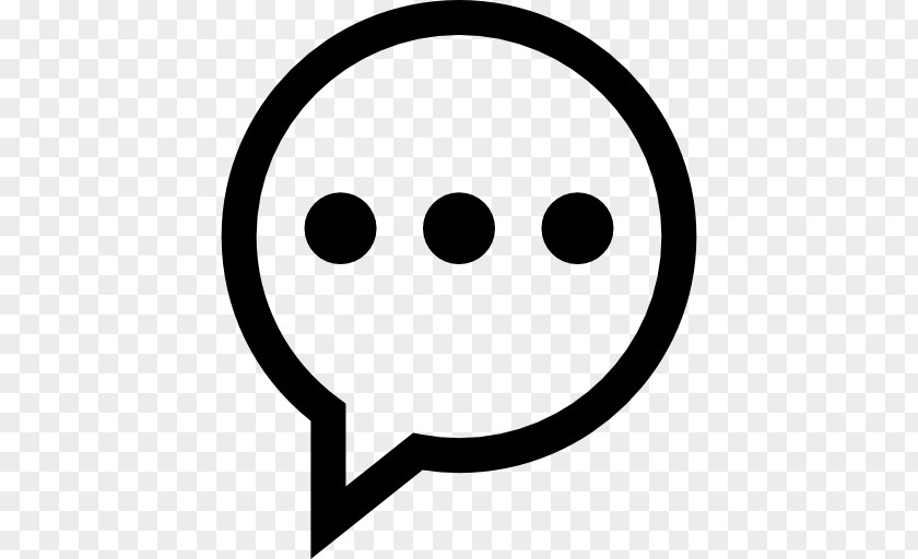 Smiley Speech Balloon PNG