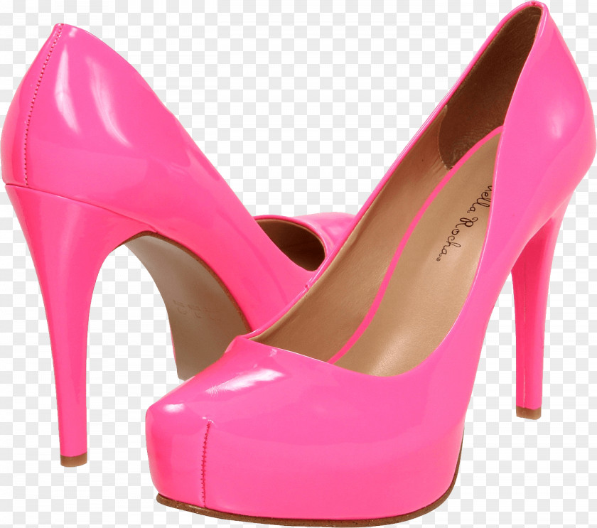 Pink Women Shoes Image High-heeled Footwear Slingback Court Shoe PNG