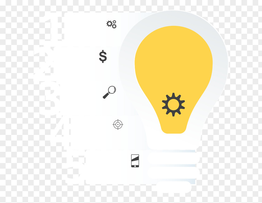 PPT Business Tag Incandescent Light Bulb Lamp Infographic PNG