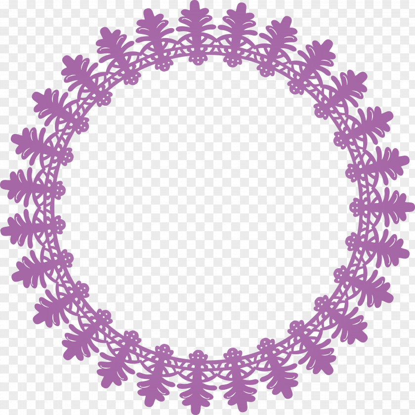 Simple Circle Frame Classic PNG