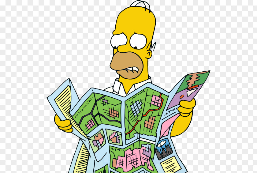 The Simpsons Movie Homer Simpson Map Simpsons: Hit & Run Tapped Out Maggie PNG