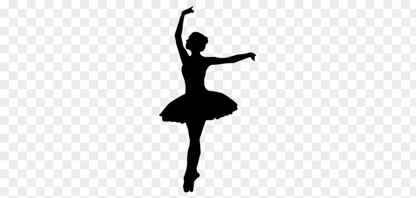 Ballet Dancer Silhouette Stencil PNG