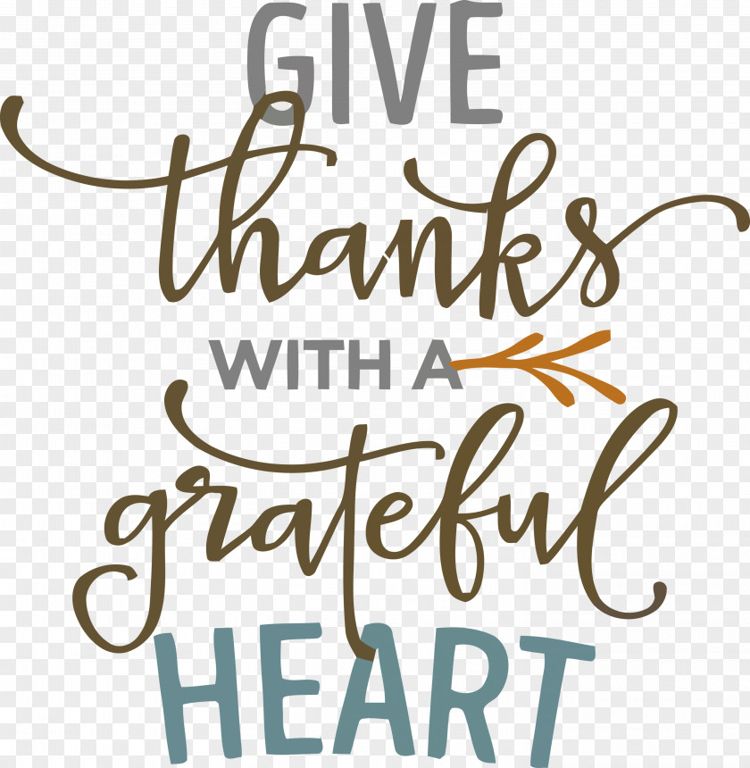 Calligraphy Text Give Thanks Thanksgving PNG
