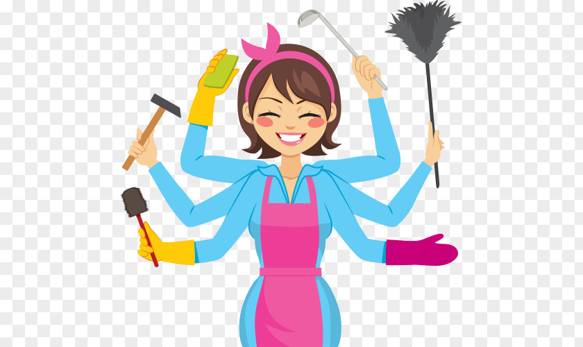 Cartoon Cleaning Lady Clip Art Image Openclipart Illustration Mother PNG