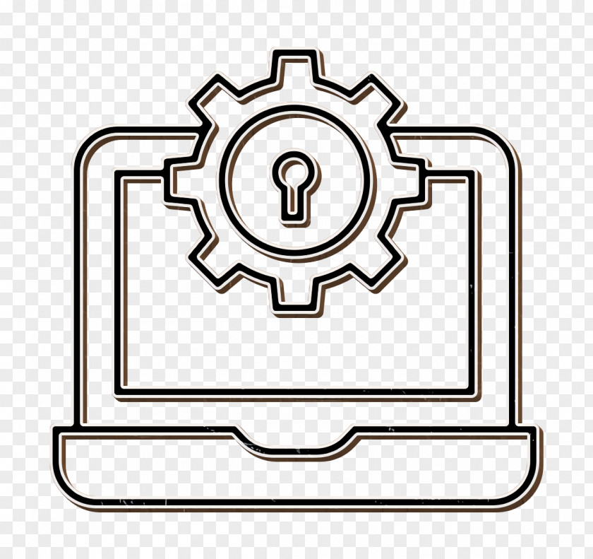 Laptop Icon System Cyber PNG