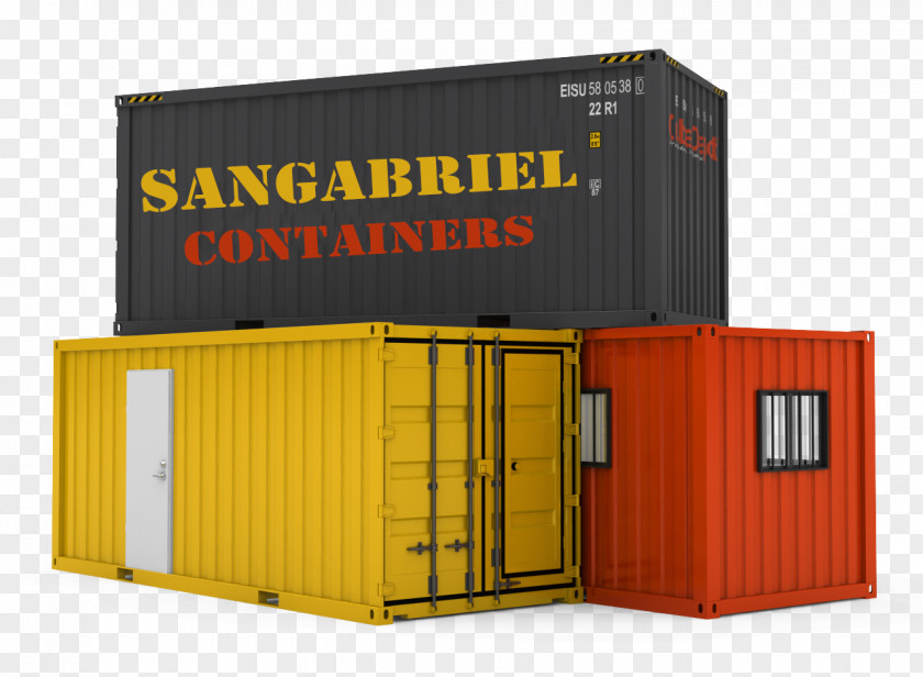 Ship Shipping Container Intermodal Cargo Freight Transport PNG