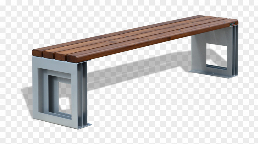 Table Bench Steel Wood Metal PNG