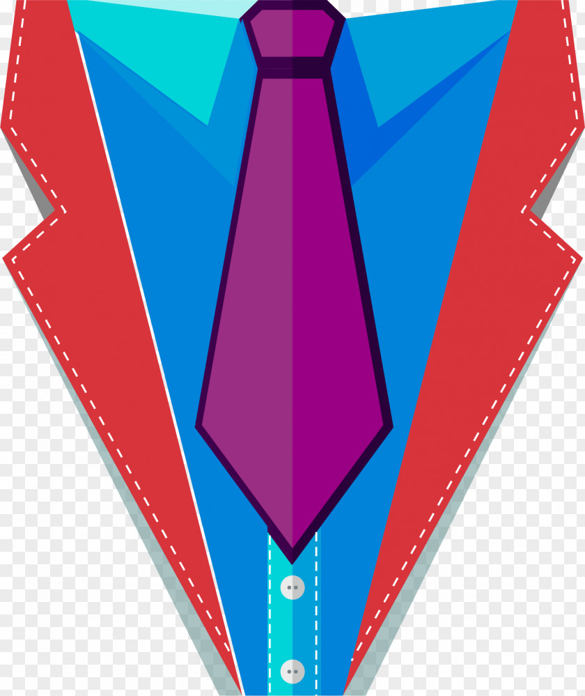 Vector Hand-painted Tie Euclidean Necktie PNG