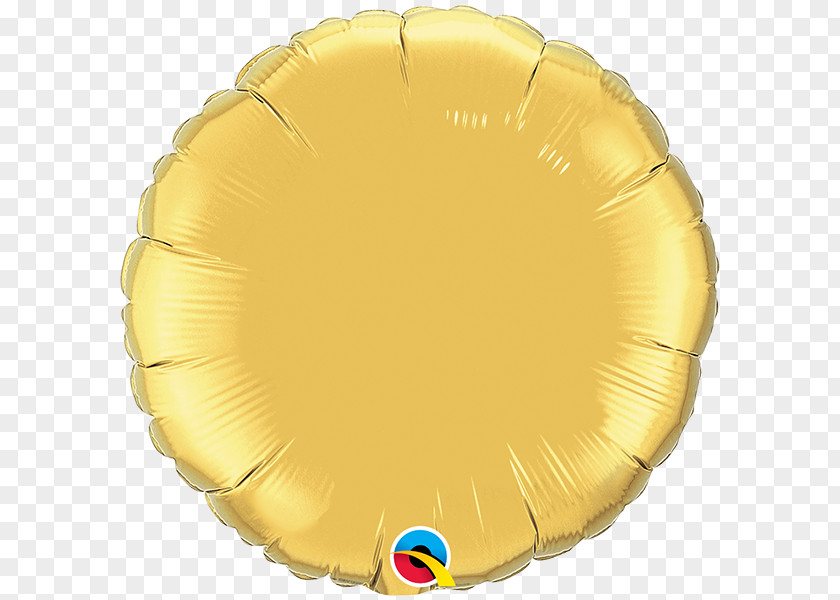 Balloon Mylar Gold BoPET Metal PNG