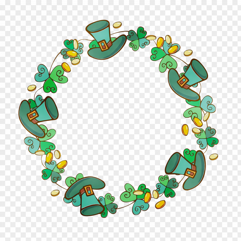 Bead Jewelry Making Green Circle PNG