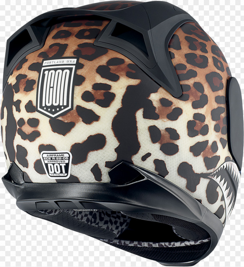 Leopard Motorcycle Helmets Bicycle Airframe PNG
