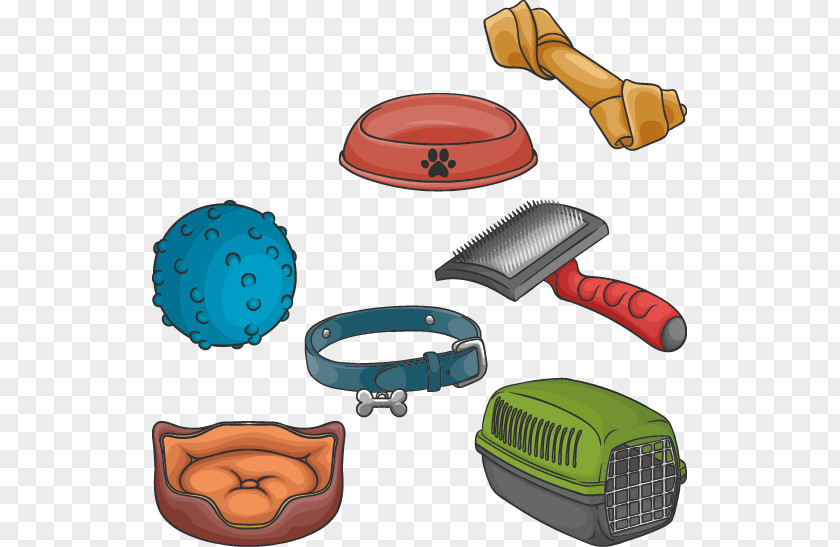 Vector Painted Pet Supplies PNG