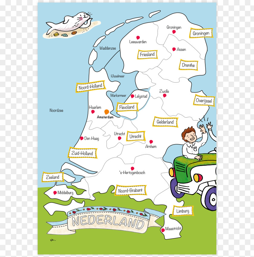Very Mappy Kleurplaat .nl Oosterhout Provinces Of The Netherlands PNG