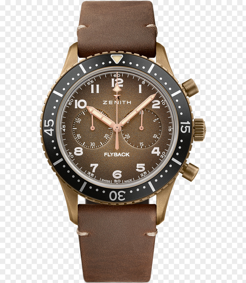 Watch Zenith Chronometer Chronograph Baselworld PNG