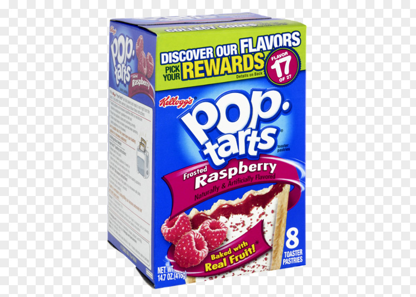 Breakfast Frosting & Icing Toaster Pastry Kellogg's Pop-Tarts Frosted Chocolate Fudge Raspberry Pastries PNG