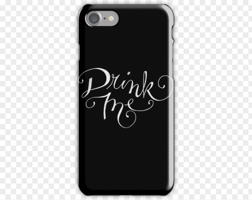 Drink Me Apple IPhone 7 Plus X 6 4S Snap Case PNG