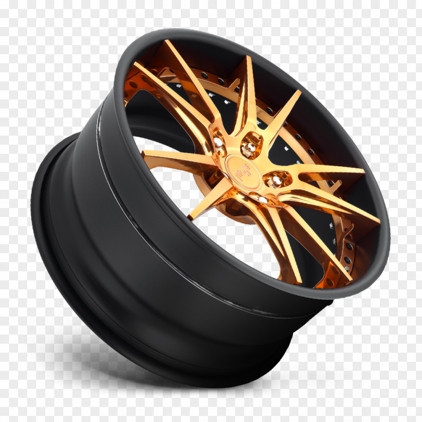Over Wheels Alloy Wheel Copper Rim Custom PNG