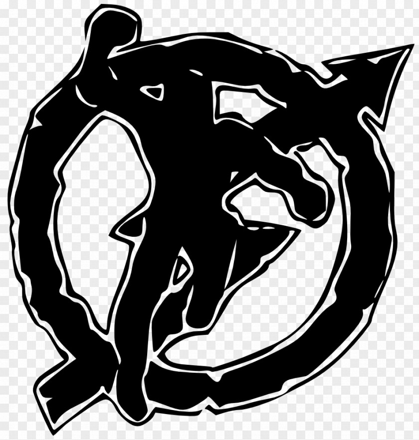 Wulfen Squatting Symbol Clip Art PNG