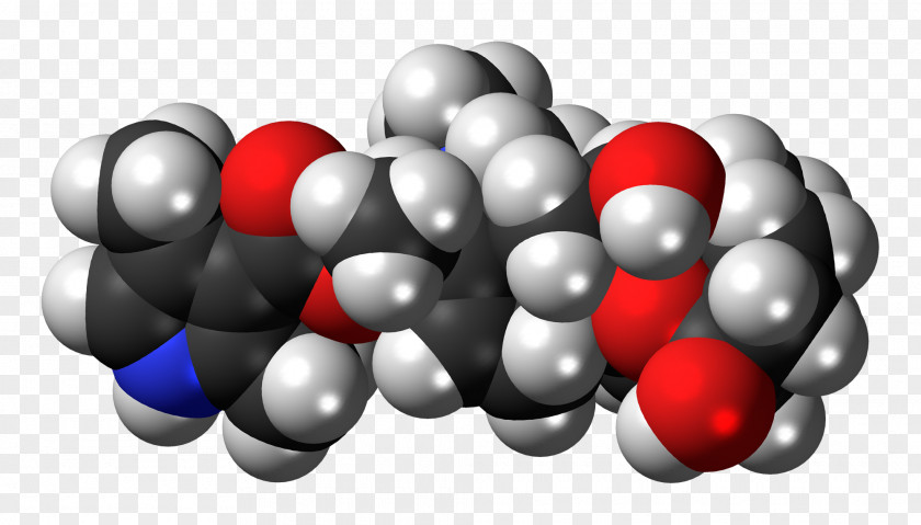 Blue Poison Dart Frog Batrachotoxin Molecule PNG