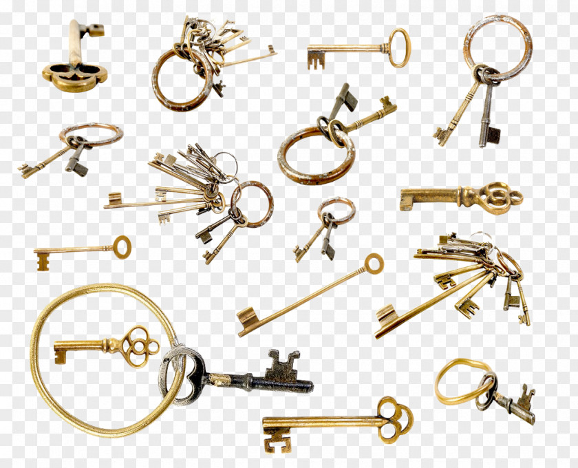 Classical Keys Key Lock Icon PNG