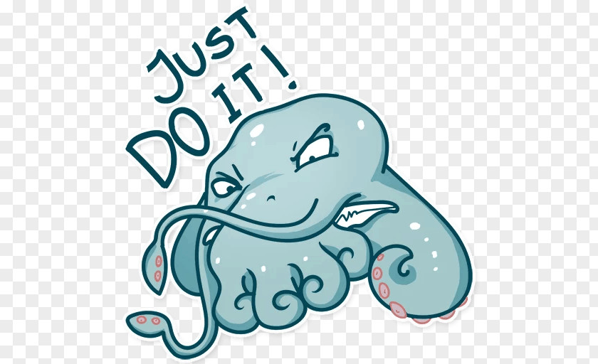 Gogreen Cab Co Octopus Cthulhu Sticker Telegram Clip Art PNG