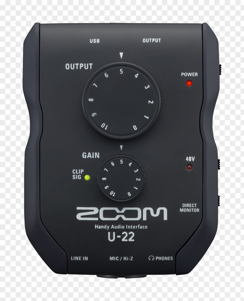 Microphone Zoom U-22 Audio Corporation Sound Recording And Reproduction PNG