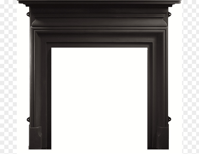 Surround Fireplace Insert Cast Iron Solid Fuel Stove PNG