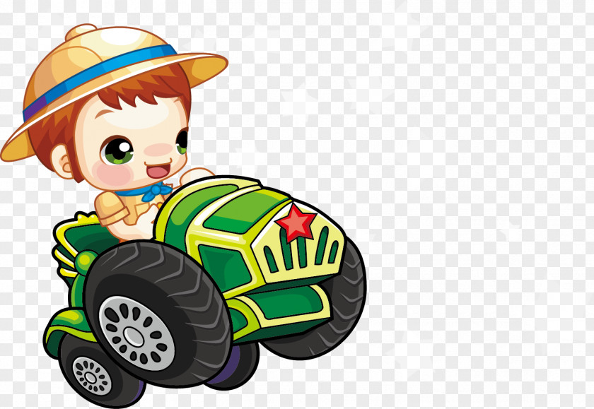 Vector Car Child Drawing PNG