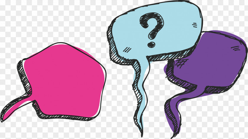 Vector Question Box Speech Balloon Dialog PNG