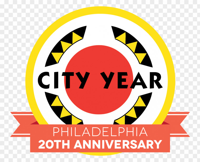 Anniversary Logo Beech Street School City Year Philadelphia AmeriCorps PNG