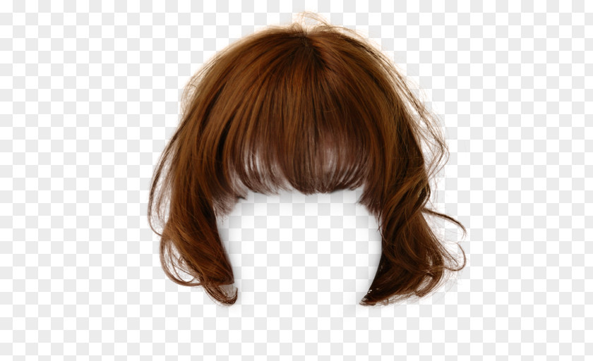 Attractive Short Hair Clips To Pull The Free Photos Hairstyle Brown Wig PNG