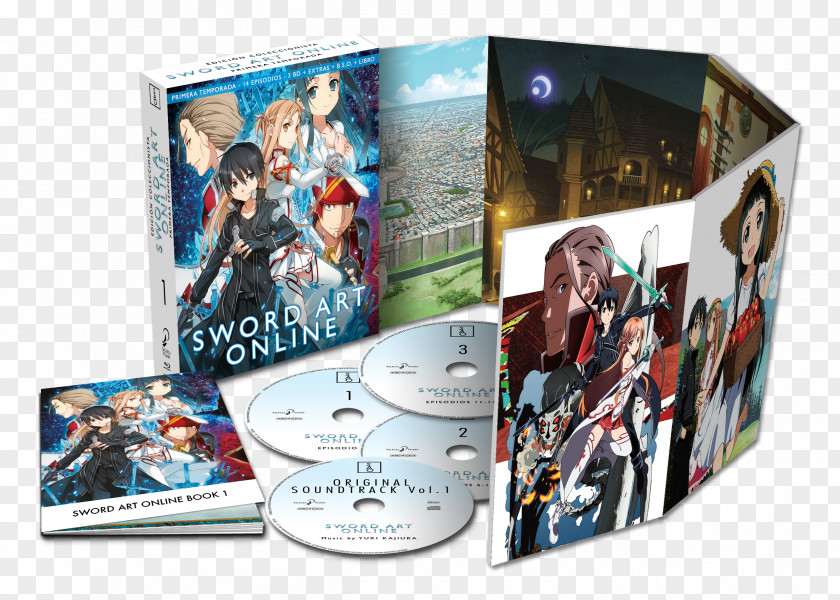 Blu-ray Disc Sword Art Online: Hollow Realization Kirito DVD PNG