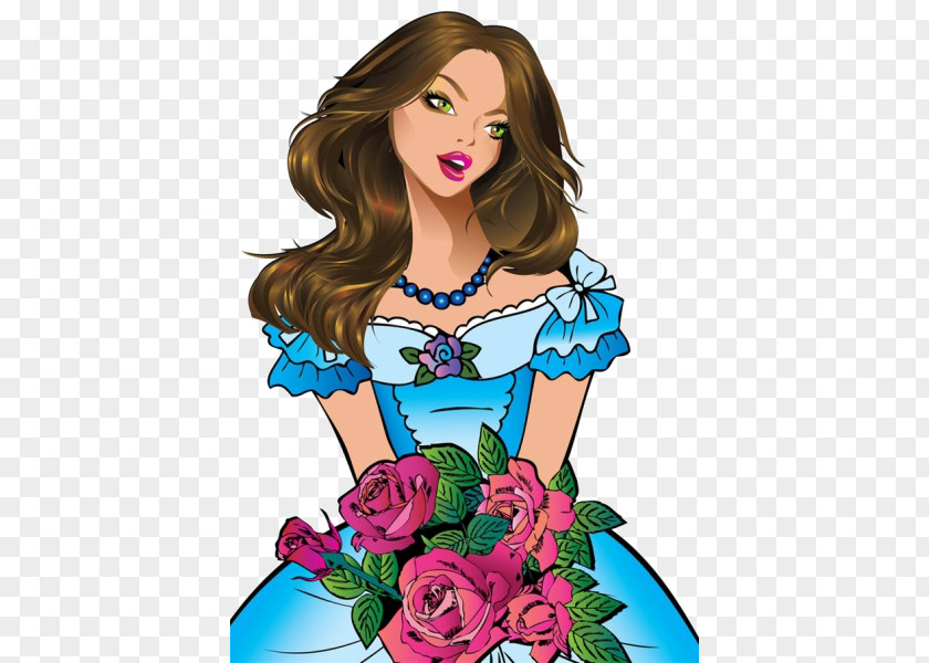 Cartoon Woman Skirt Material Princess Drawing Royalty-free Clip Art PNG