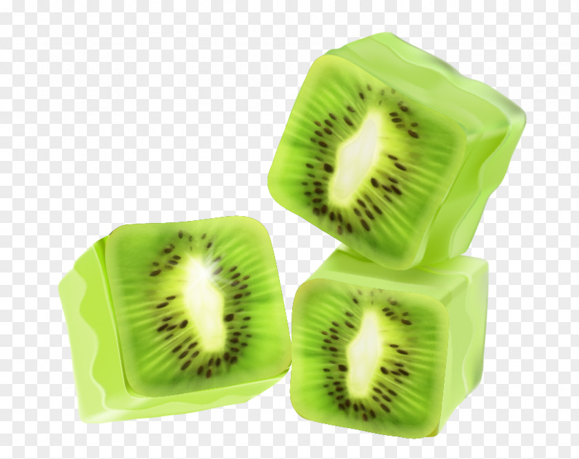 Frozen Kiwi Vector Material Kiwifruit Euclidean PNG