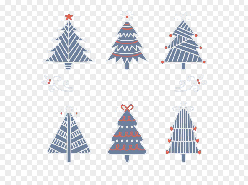 Hand-painted Christmas Tree Decoration PNG
